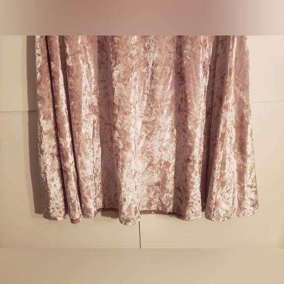 Rolla Coster Clothing Woman’s Pink Velvet Mini Tunic 3/4 Sleeve Dress Size Small - Picture 4 of 11